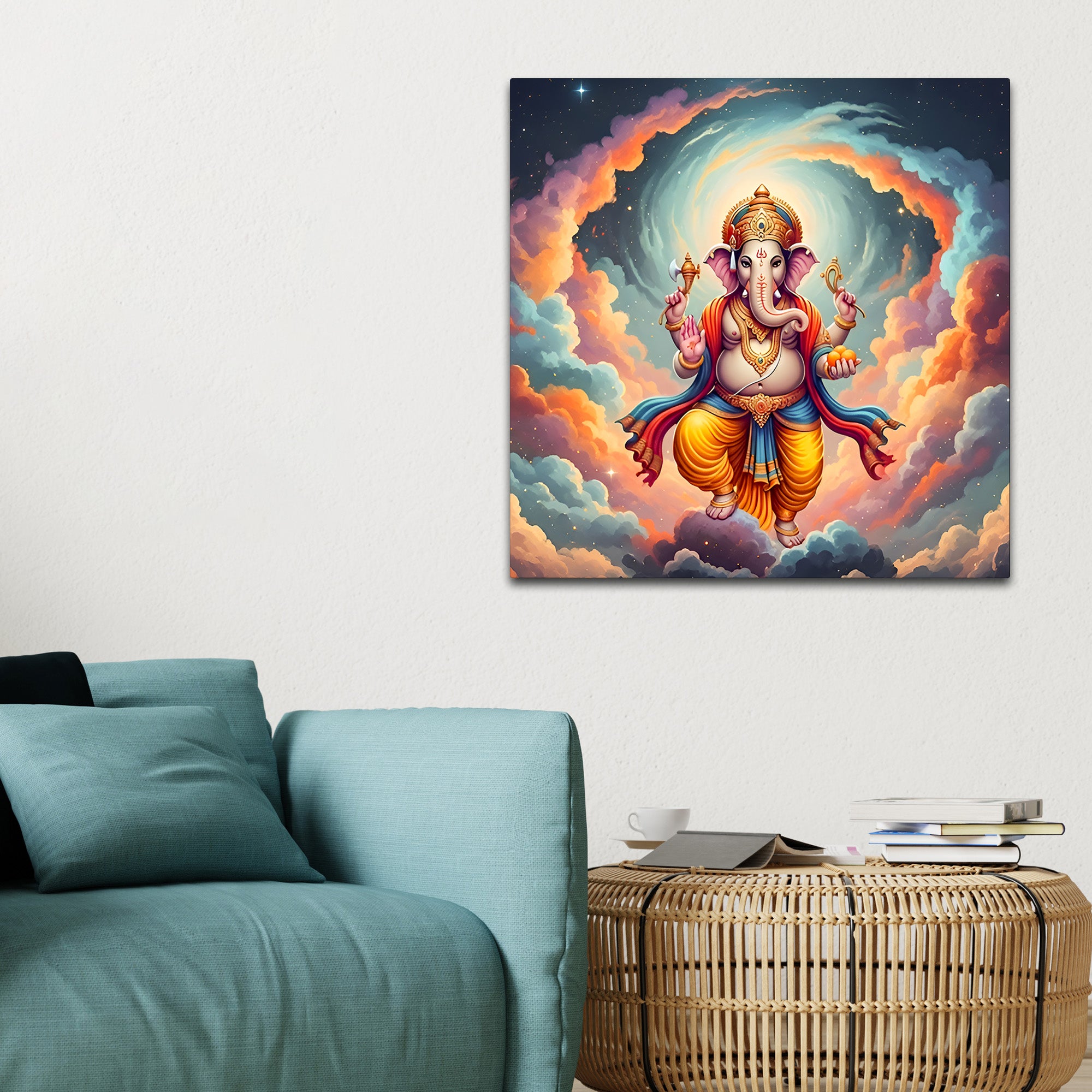 Traditional Hindu Ganpati Painting