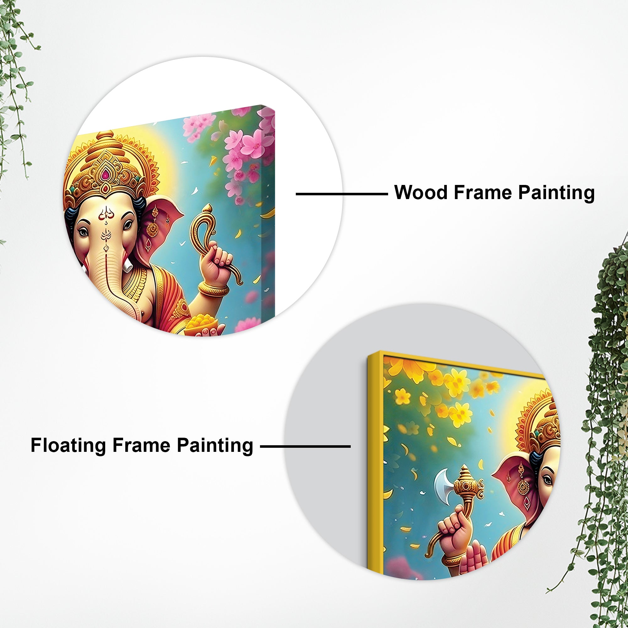 Traditional Hindu Ganpati Painting for Home Decor