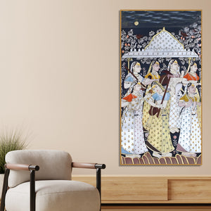 Traditional Indian Art Canvas Wall Painting | Royal Wall Décor