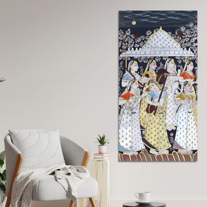 Traditional Indian Art Canvas Wall Painting | Royal Wall Décor
