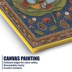 Traditional Indian Bal Gopal Krishna Canvas Painting