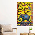  traditional-indian-elephant-canvas-painting-folk-art-wall-decor-for-living-room-gifting