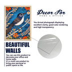 Traditional Indian Floral & Bird Wall Frame Set of Six