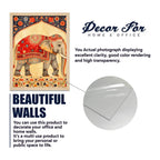 Traditional Indian Floral Wall Art Frame Set of 6