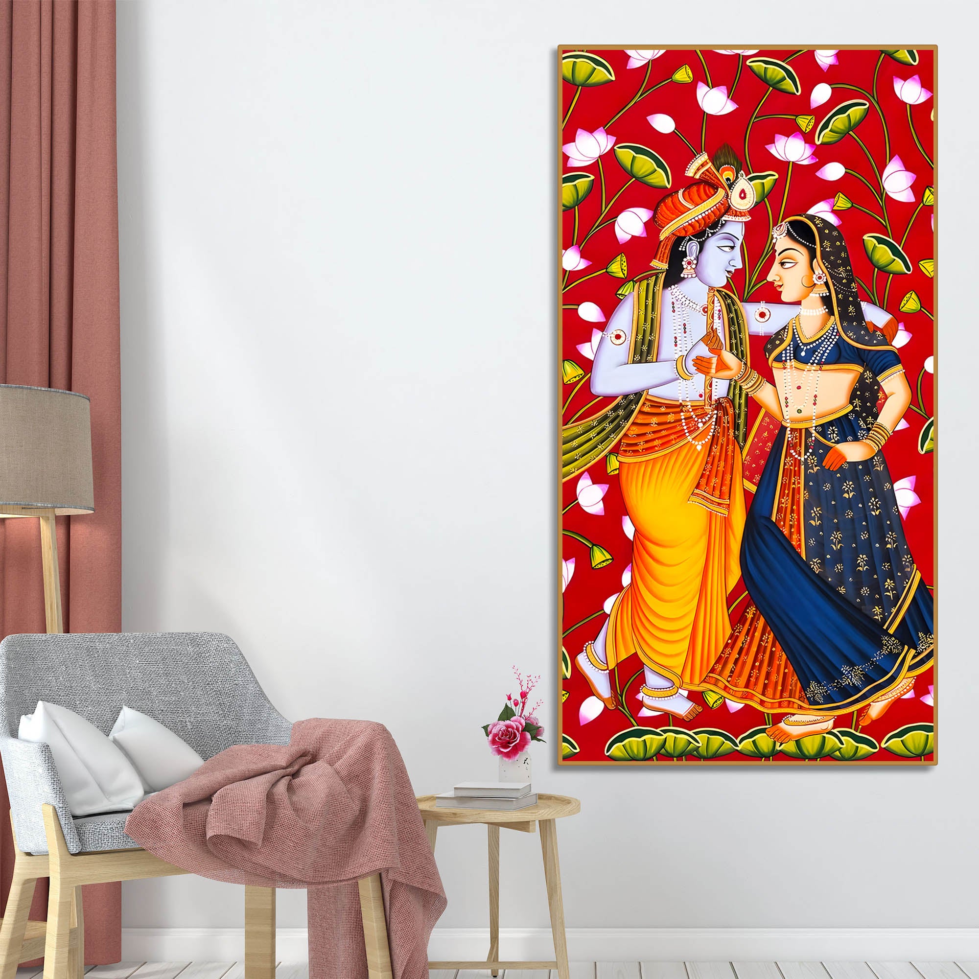 traditional-indian-radha-krishna-canvas-painting-luxury-religious-home-decor