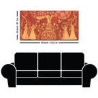 Traditional Indian Sacred Tree Canvas Wall Painting – Sacred Tree Décor