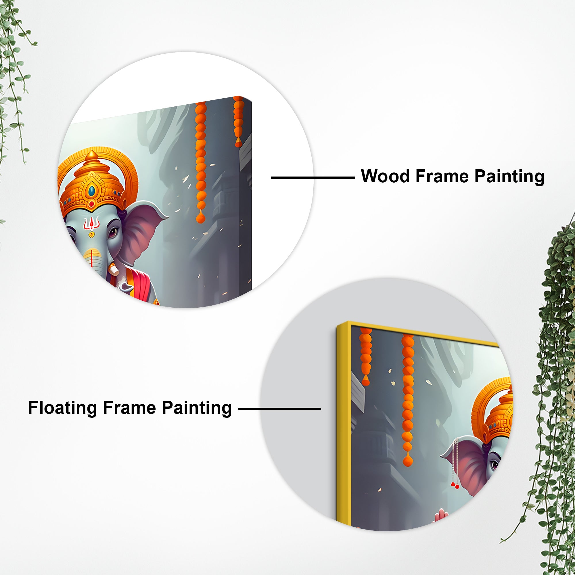 Traditional Lord Ganesha Art Painting