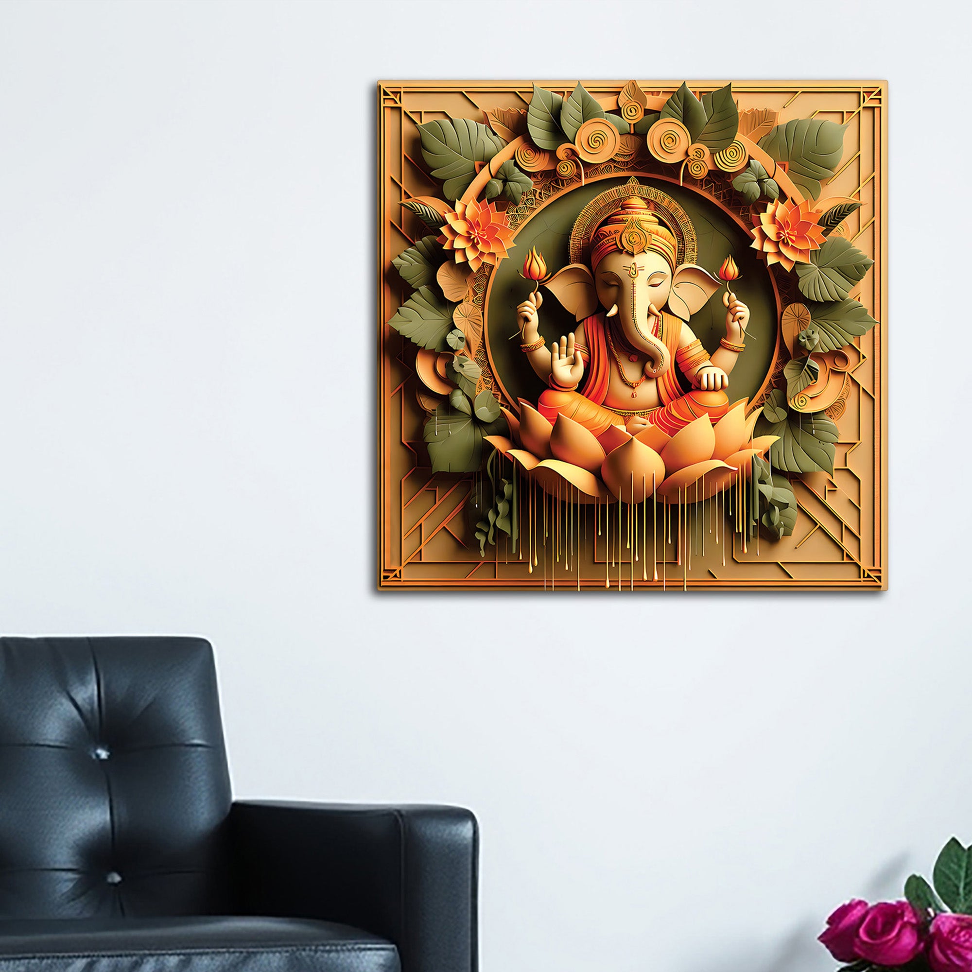 Traditional Lord Ganesha Painting
