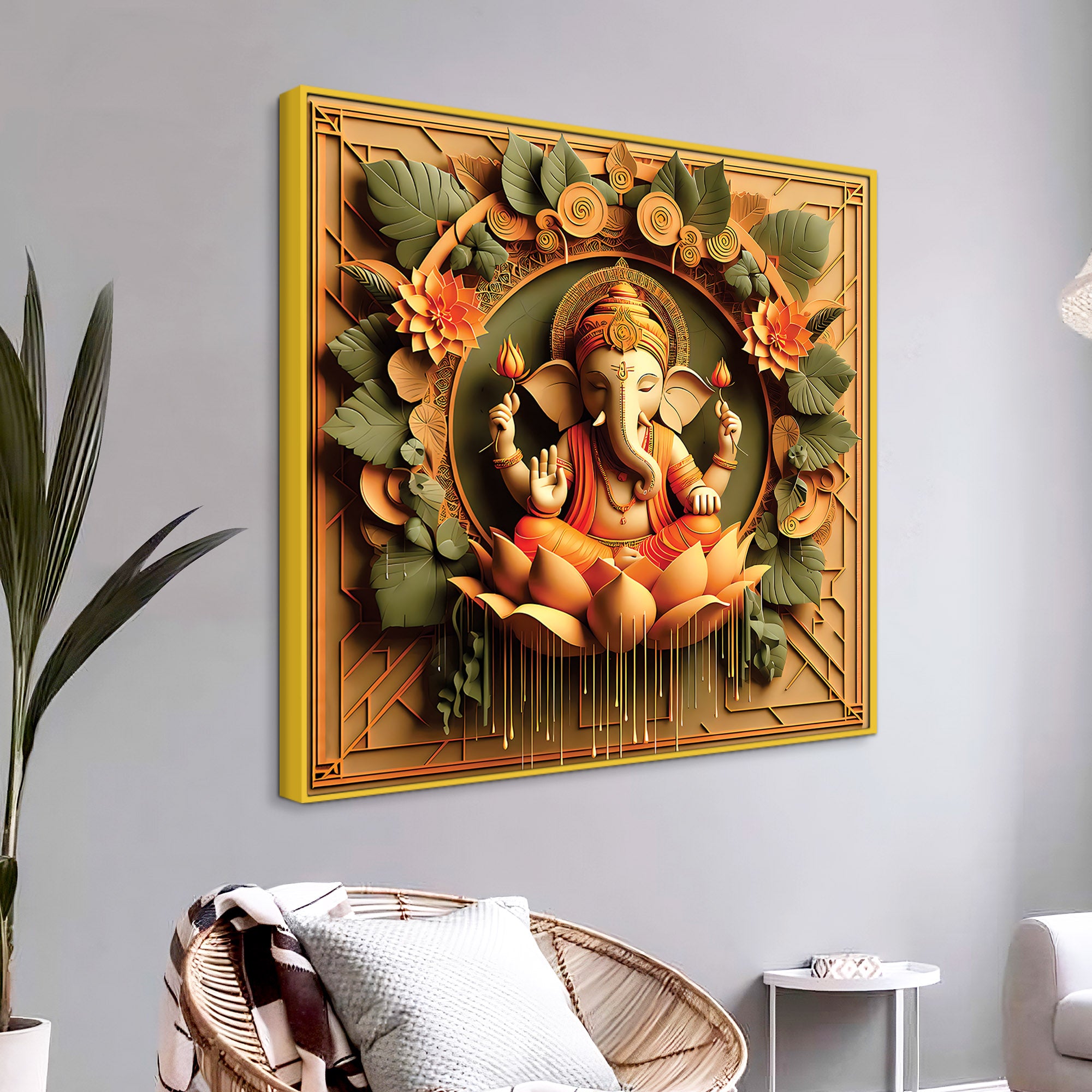 Traditional Lord Ganesha Painting