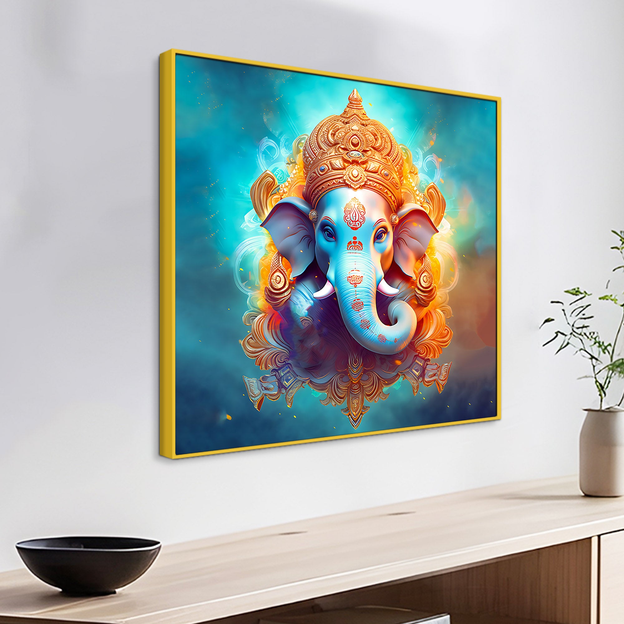 Traditional Lord Ganpati Wall Painting