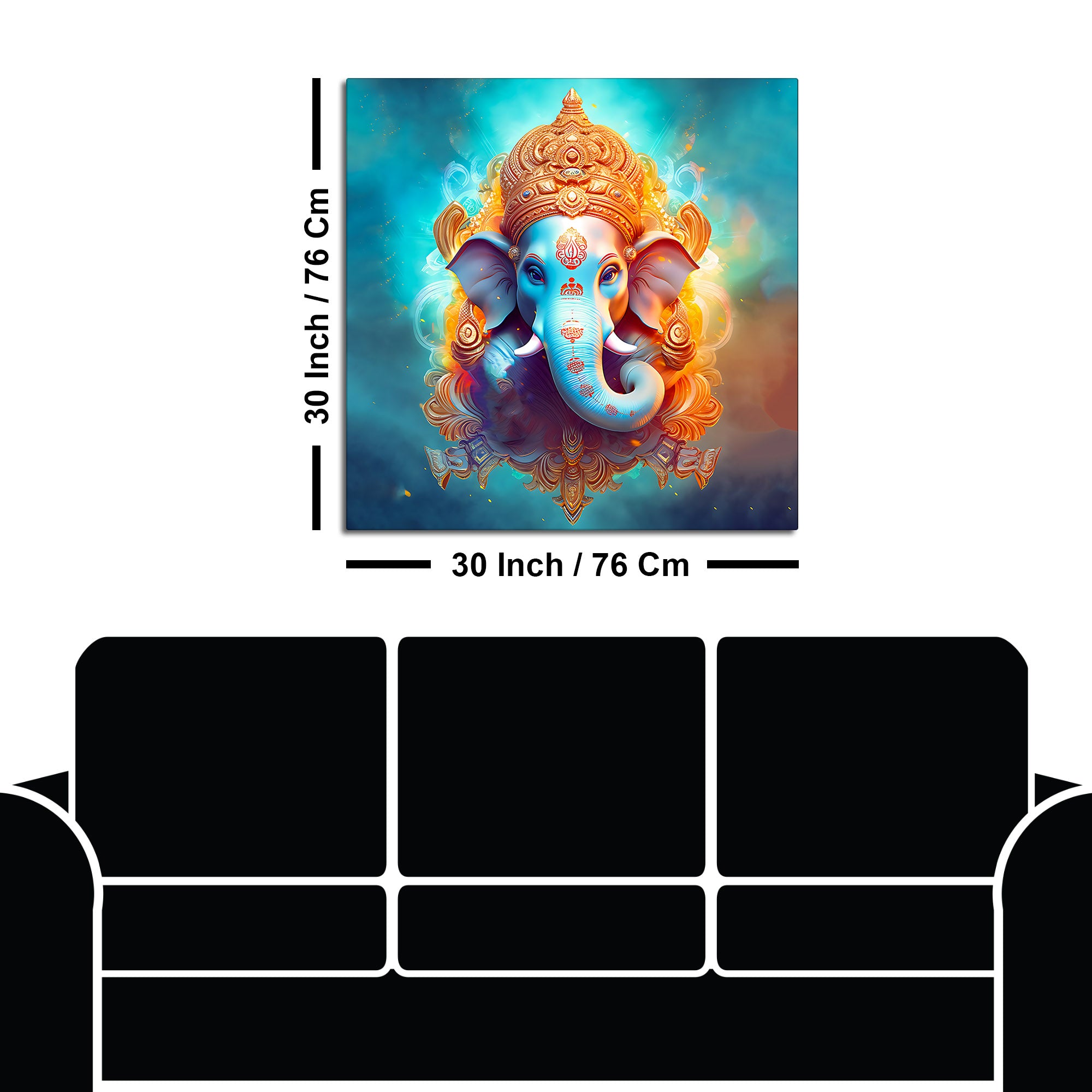 Traditional Lord Ganpati Wall Painting