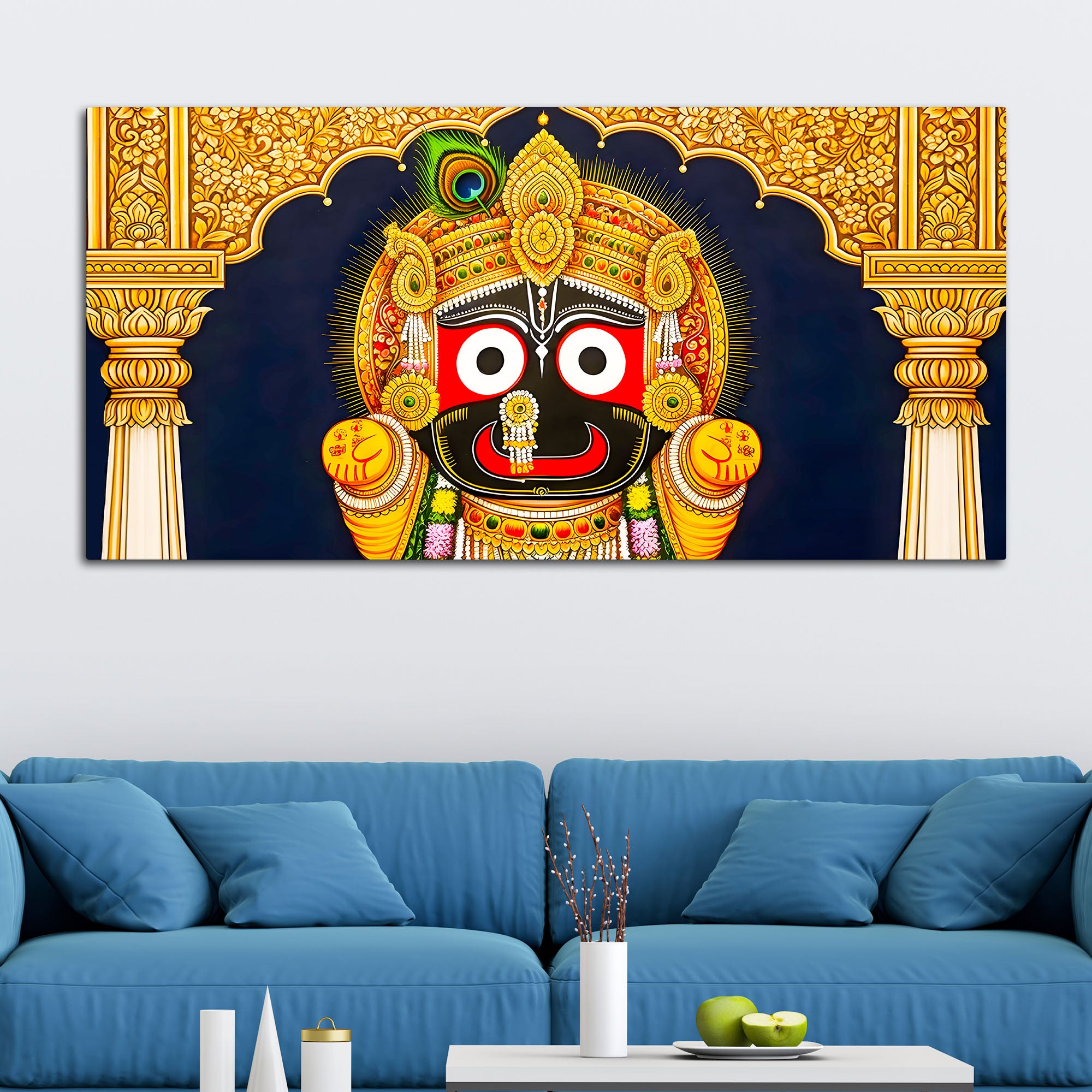Traditional Lord Jagannath Wall Painting