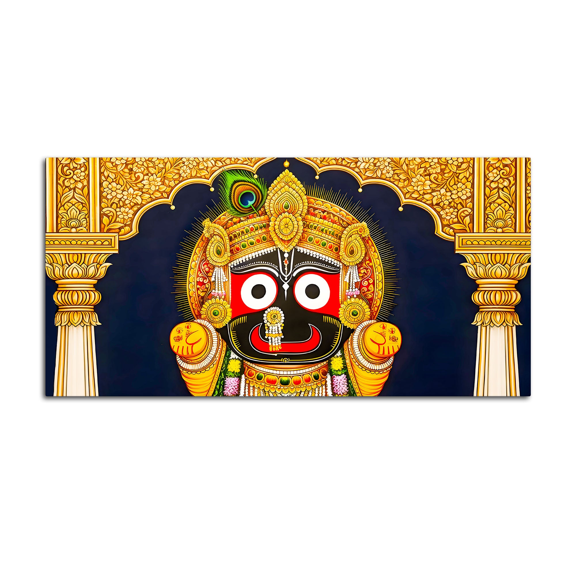 Traditional Lord Jagannath Wall Painting