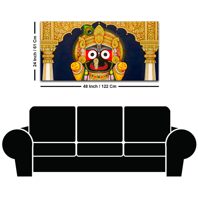 Traditional Lord Jagannath Wall Painting