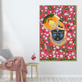 traditional-lord-shrinath-ji-folk-art-canvas-wall-painting
