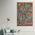 traditional-madhubani-canvas-painting-for-wall-decoration