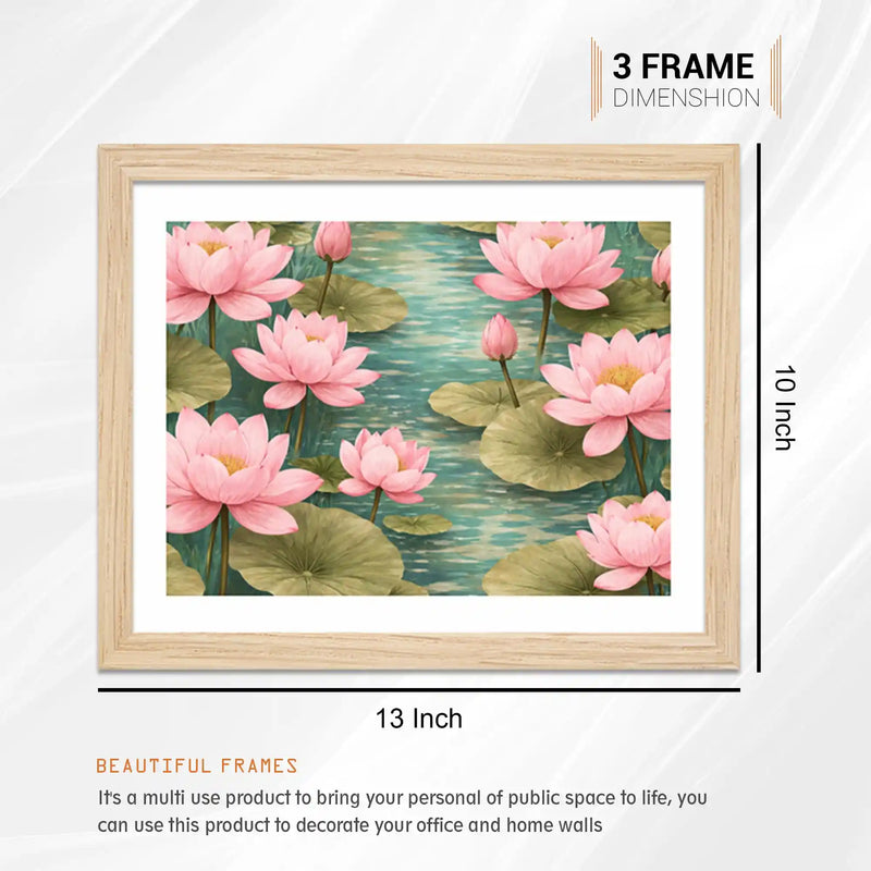 Traditional Nature Wall Art Frame Set of 6