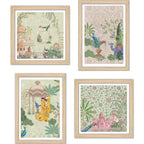 Traditional Palace Wall Art Frame Set of 4