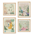 Traditional Palace Wall Art Frame Set of 4