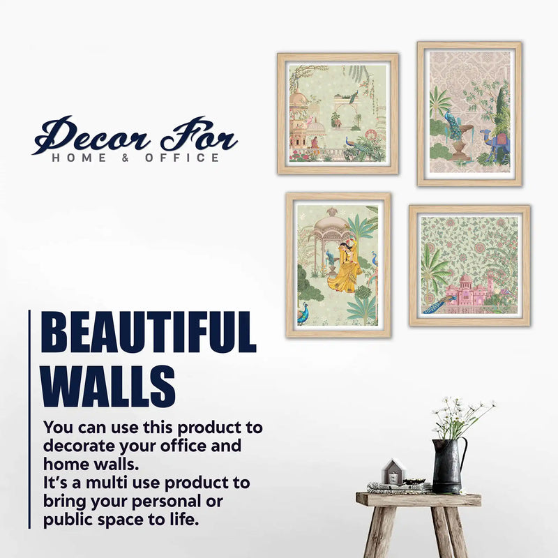 Traditional Palace Wall Art Frame Set of 4