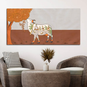 Traditional Pichwai Art Canvas Wall Decor Painting – Divine Wall Decor