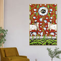 traditional-pichwai-cow-lotus-canvas-wall-painting