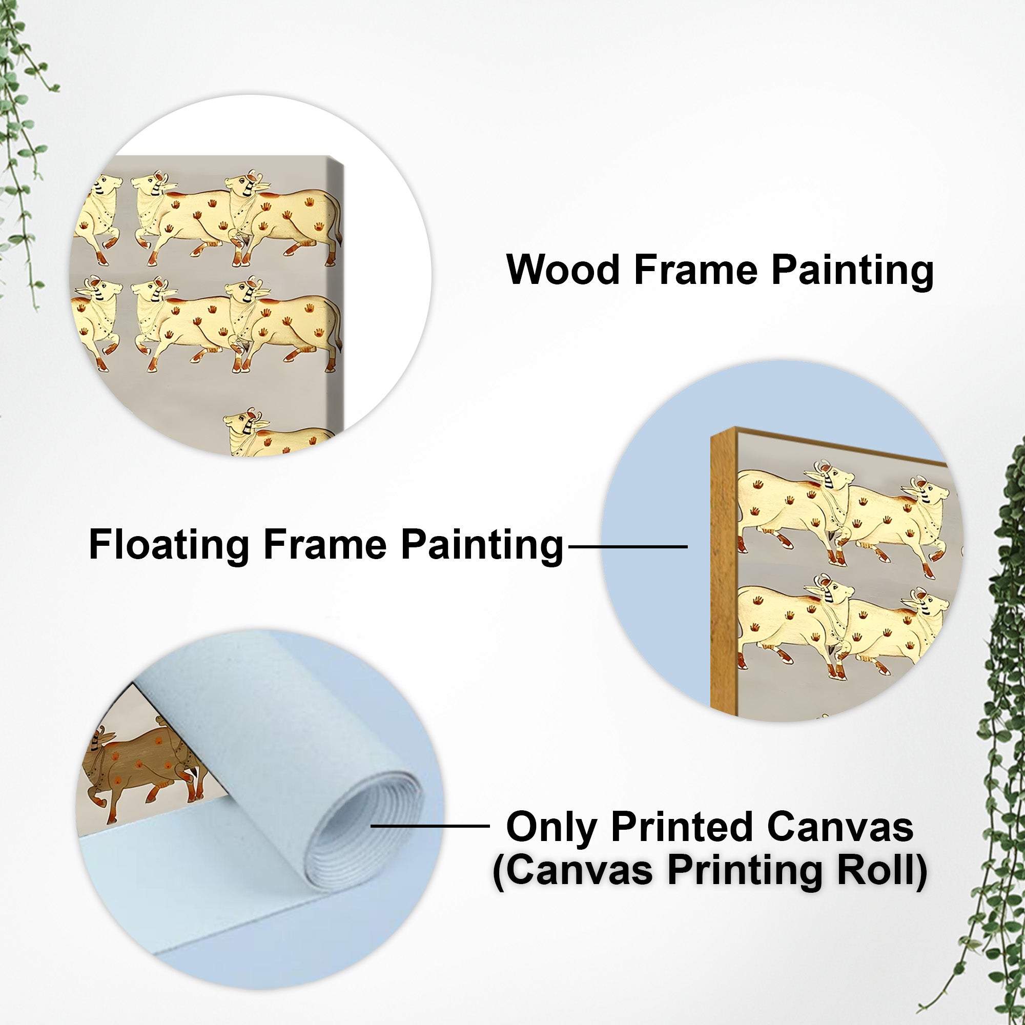 Traditional Pichwai Shrinath Ji Canvas Painting | Spiritual Wall Art