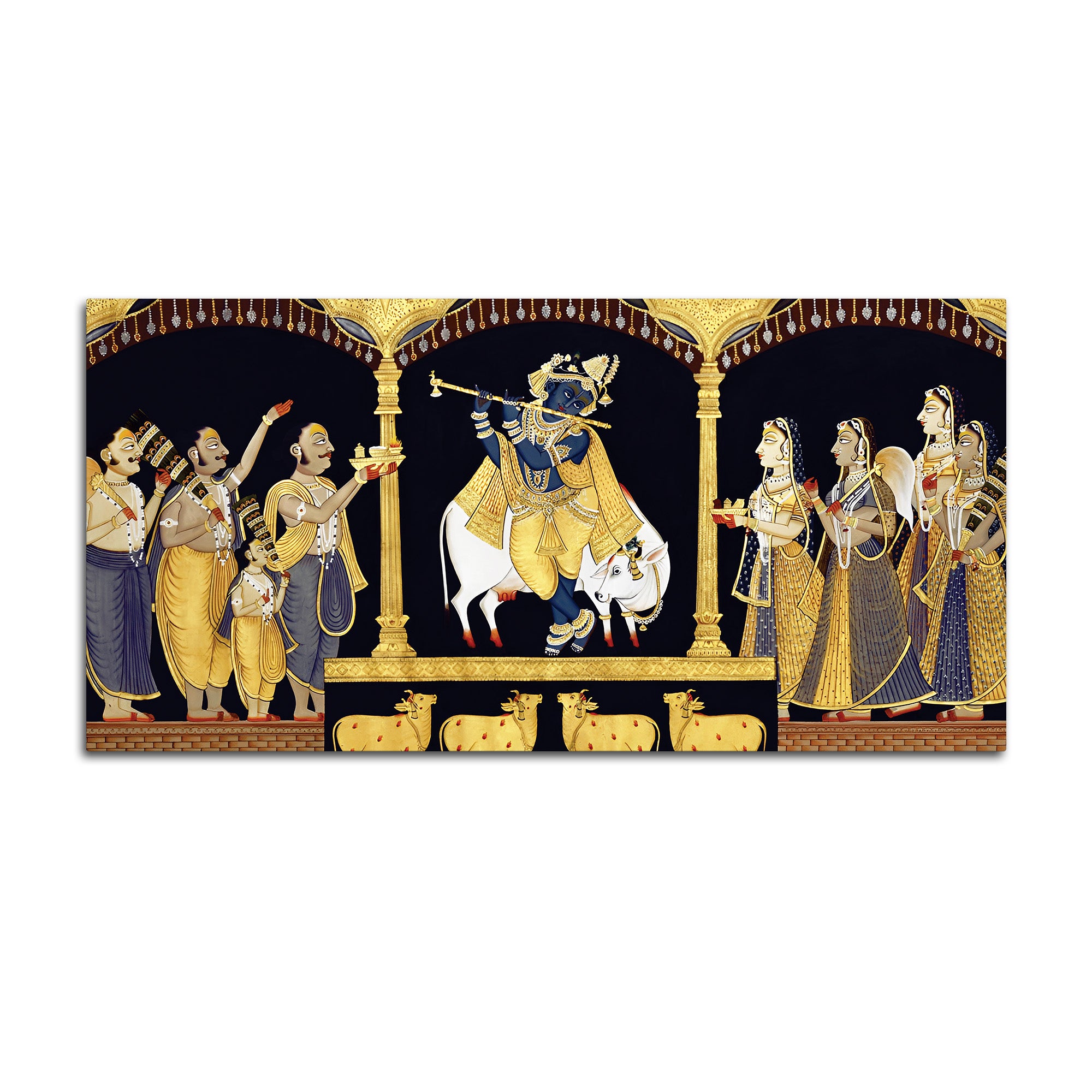 Traditional Pichwai Shrinathji Wall Art Premium Painting