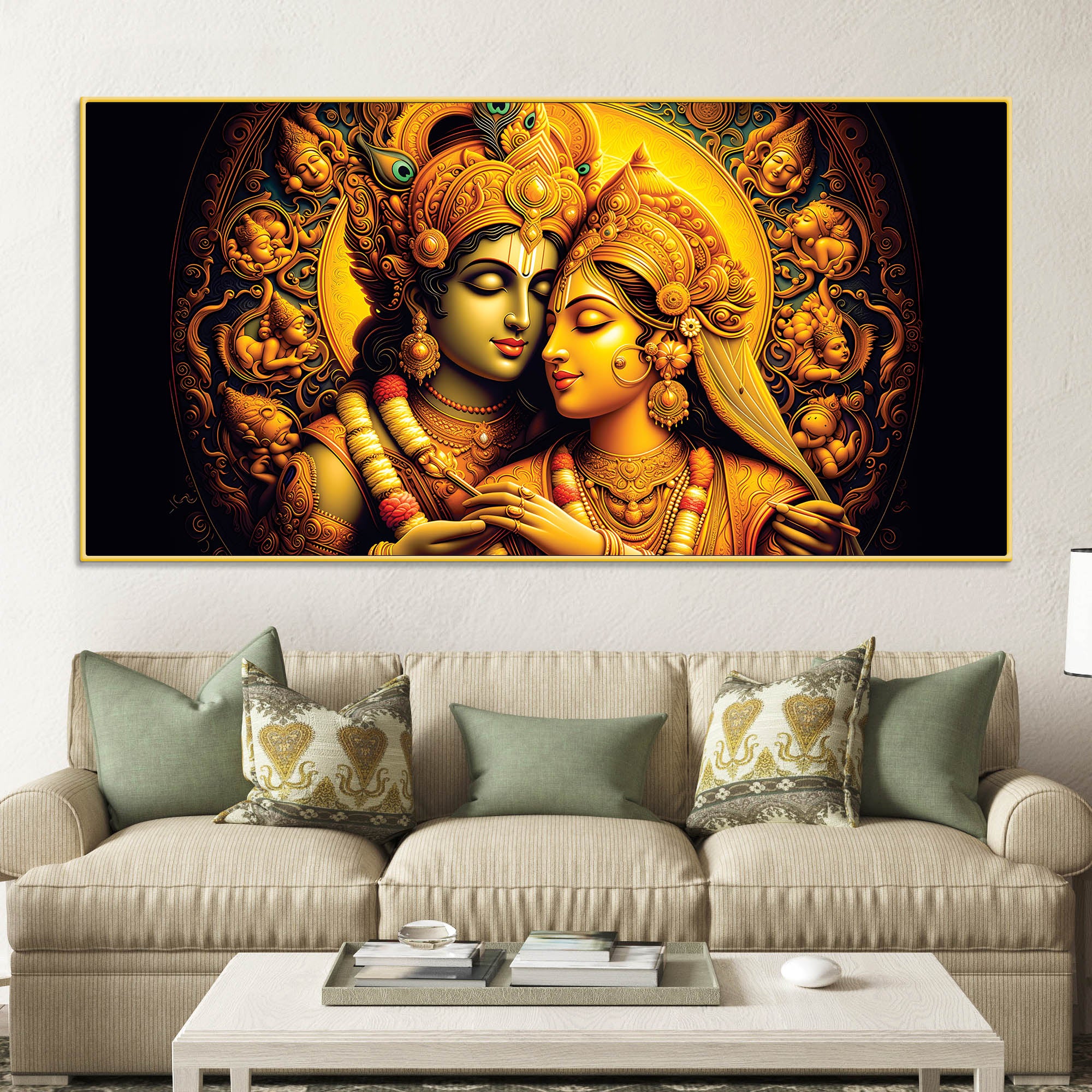 traditional-radha-krishna-wall-painting-for-spiritual-living-room