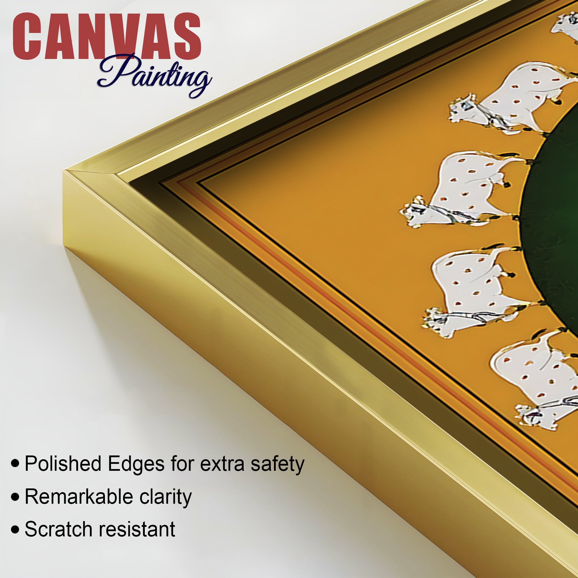 Traditional Shrinathji Face Pichwai Painting | Ethnic Indian Wall Painting