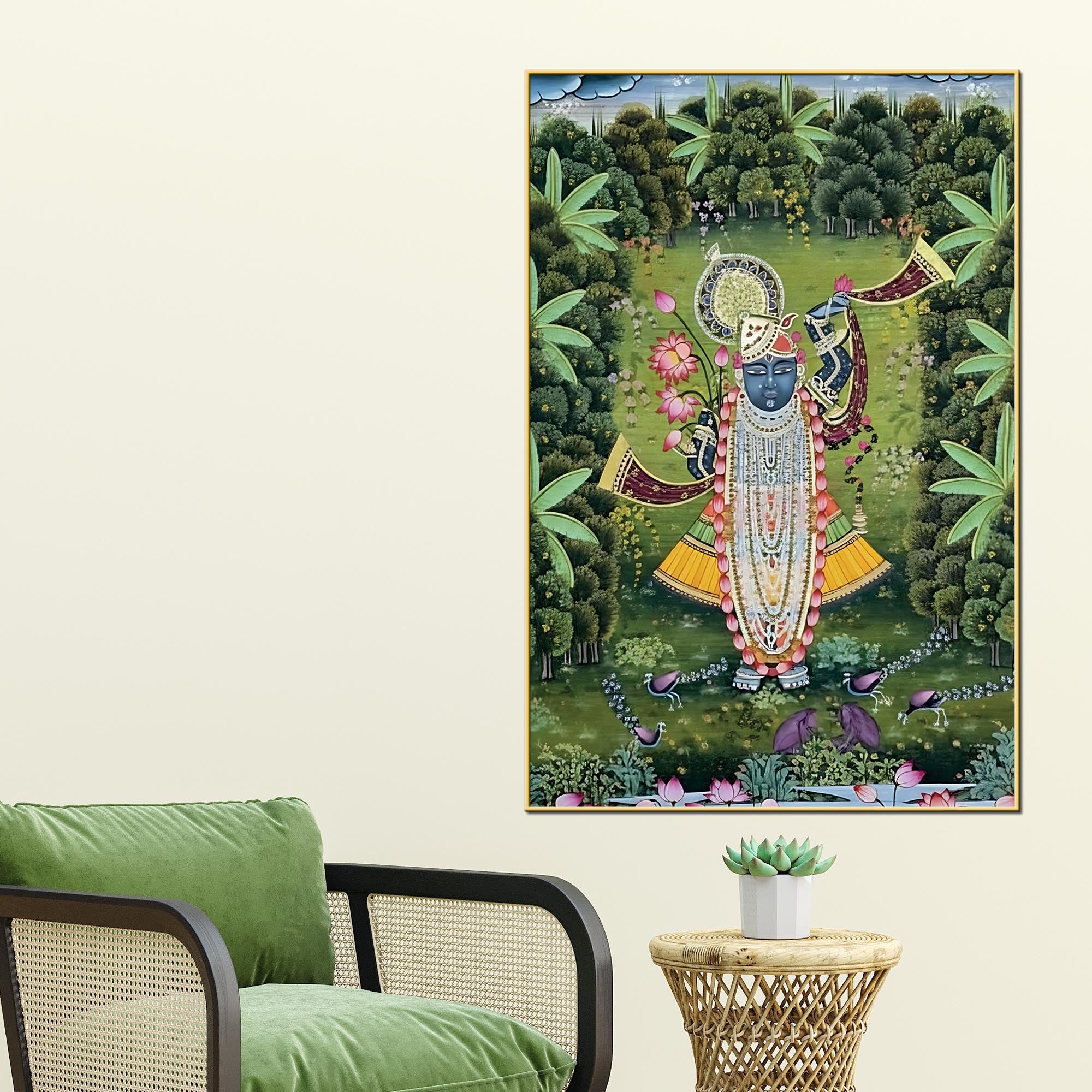  traditional-shrinathji-pichwai-art-canvas-painting-spiritual-wall-decor