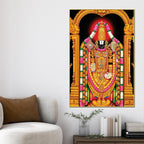 Traditional Tirupati Balaji Canvas Painting | Religious Décor