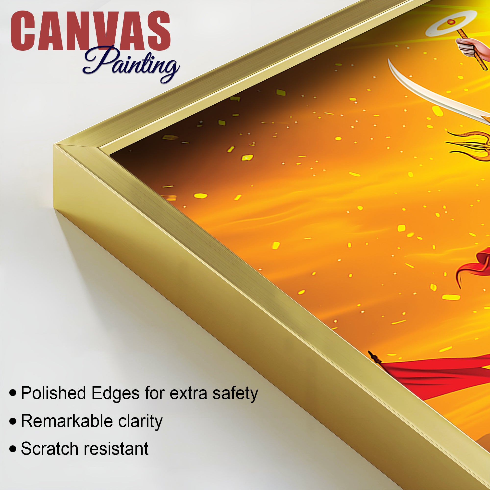 Traditional Vishvarupa Divine Wall Painting on Premium Canvas