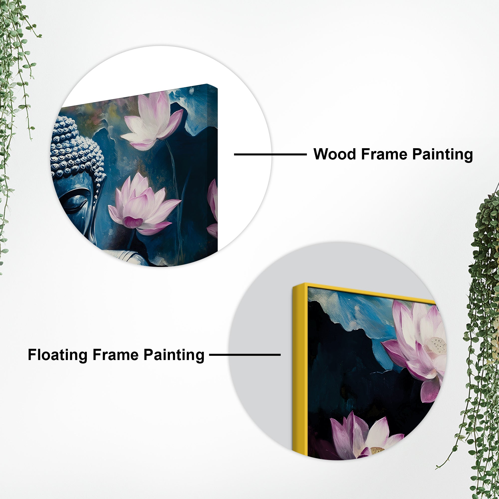 Tranquil Buddha Painting for Home Wall Decor