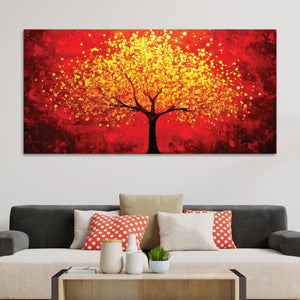 Tree Abstract Canvas Painting for Home & Office Decor