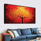 Tree Abstract Canvas Painting for Home & Office Decor