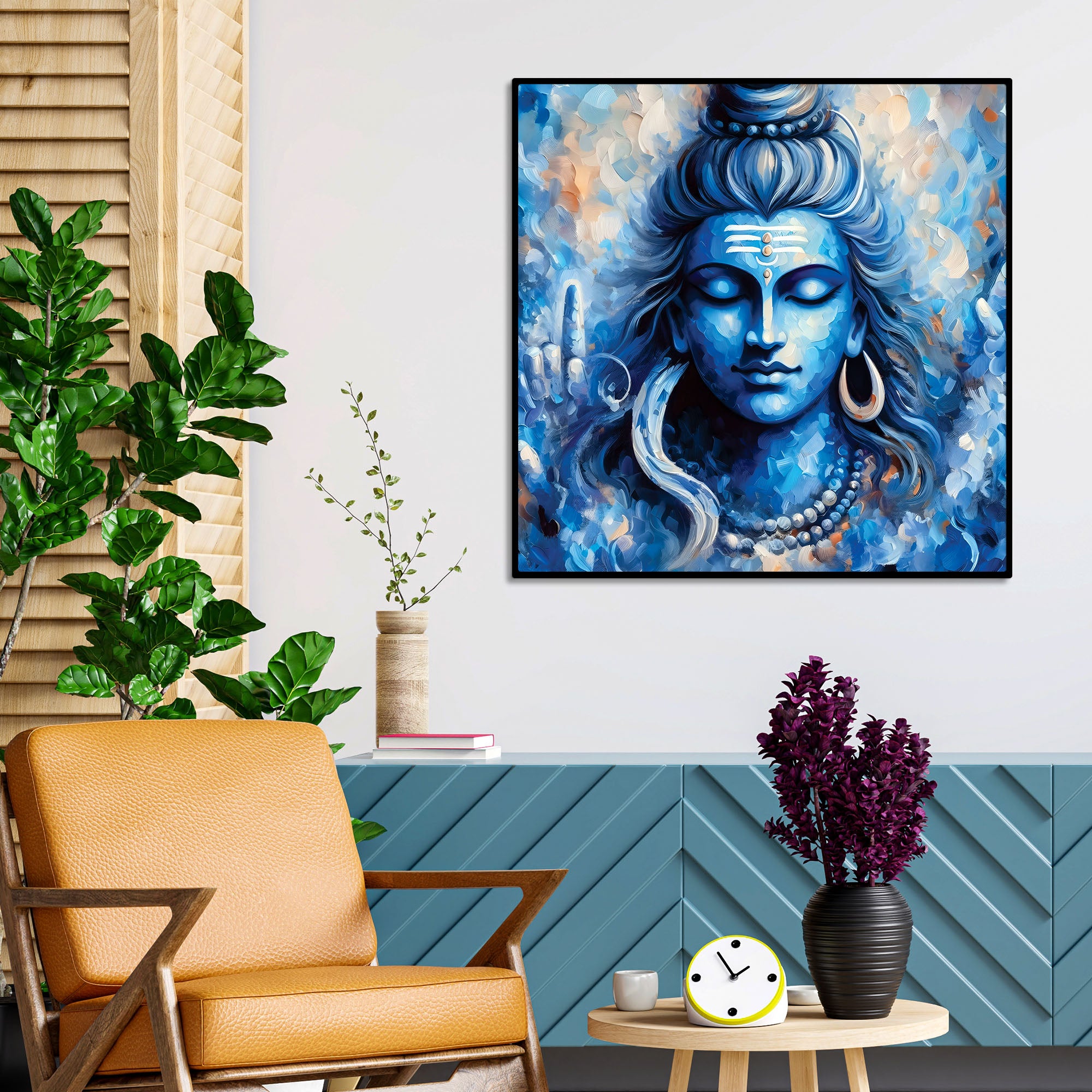  trishul-shiv-ji-designer-painting-divine-canvas-wall-frame