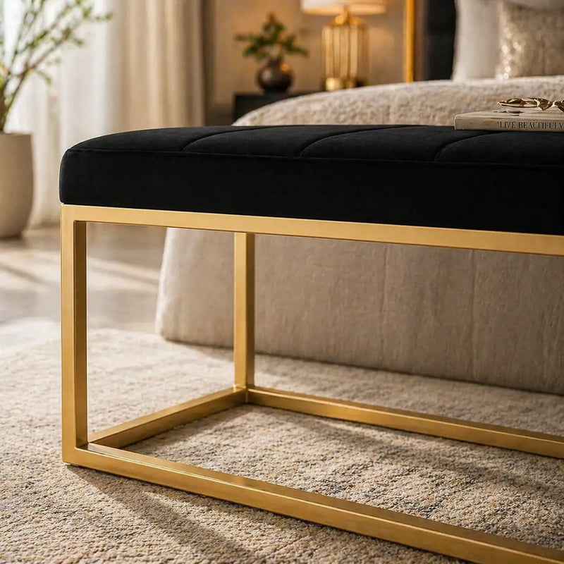 tufted-black-velvet-bench-with-sleek-gold-metal-legs-ottoman