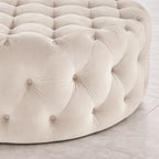tufted-white-round-shape-velvet-ottoman