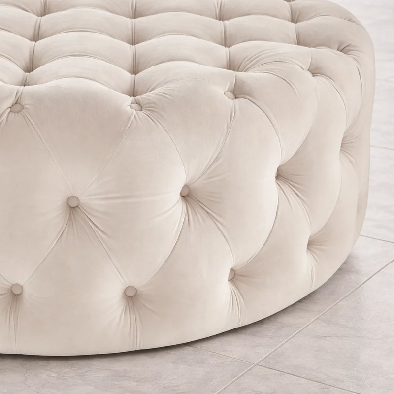 tufted-white-round-shape-velvet-ottoman