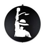 Unique Anime Wall Decor with Raised Fist Pose for Fans