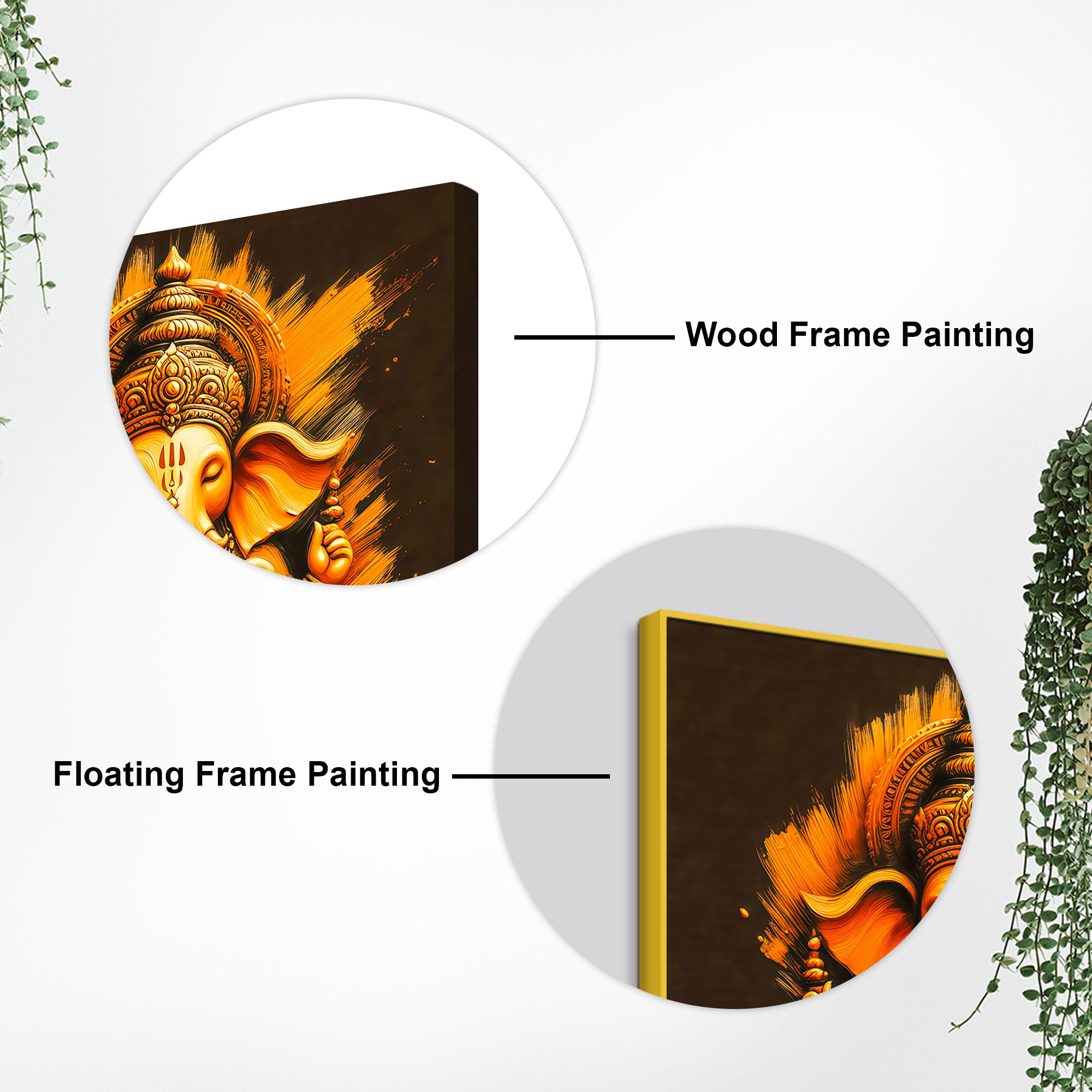 Unique Ganpati Wall Painting