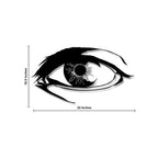Unique Women Eye Design Metal Art Wall Decor