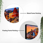 Varanasi Evening Ganga View Canvas Wall Art Painting