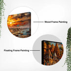 Varanasi Ganga River Scene Canvas Painting for Home and Office Wall Décor