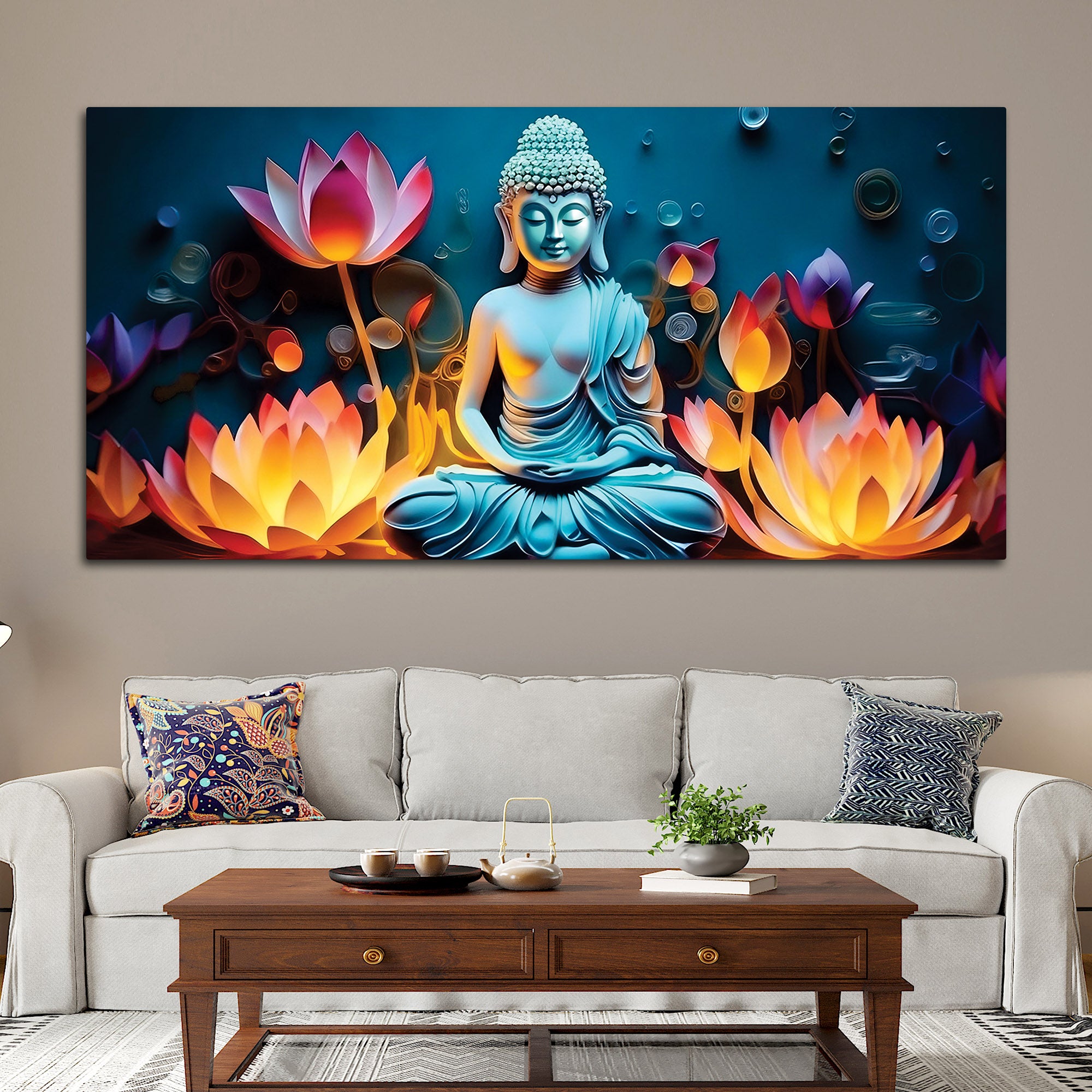 Vastu Buddha Painting for Positive Vibes in Home