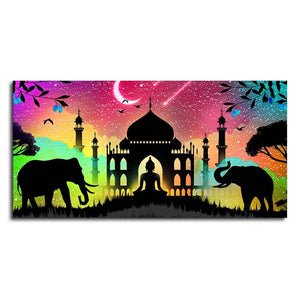 Vector Illustration Art Canvas Wall Painting