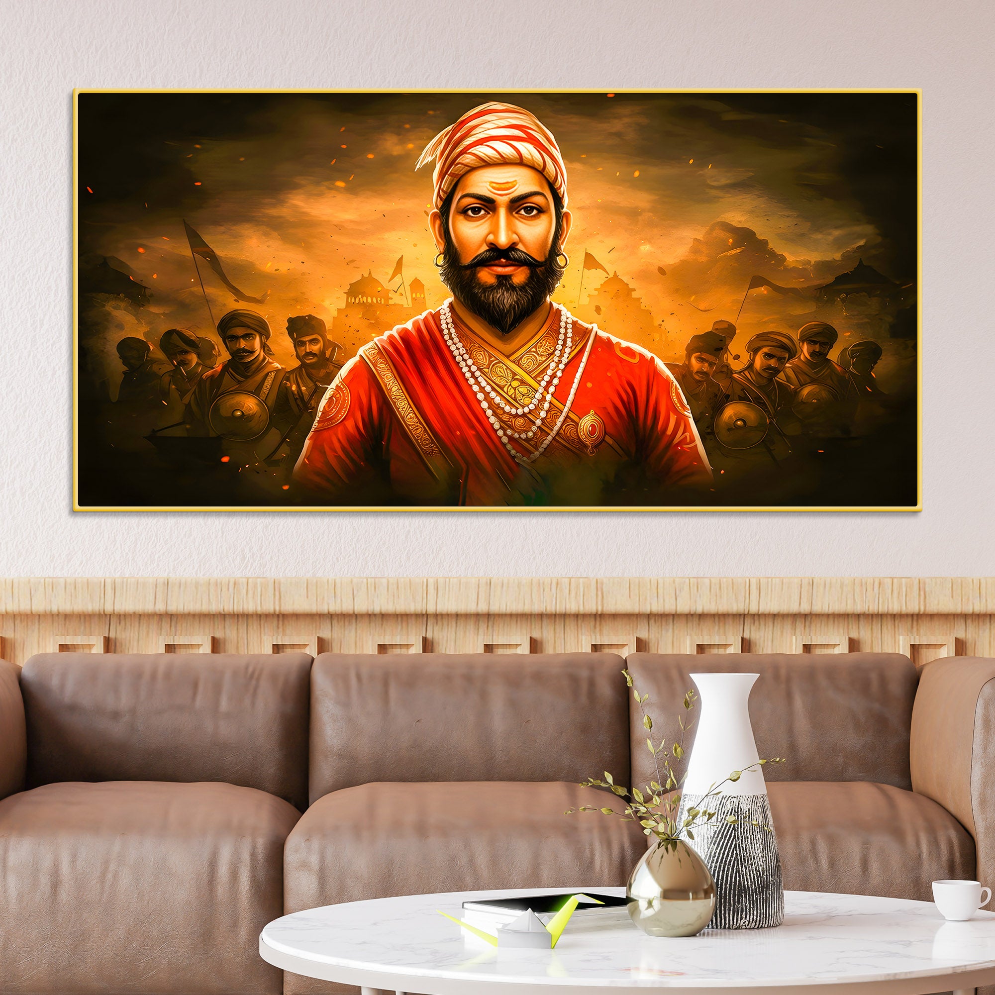 Veer Shivaji Maharaj Home Décor Painting