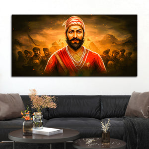 Veer Shivaji Maharaj Home Décor Painting