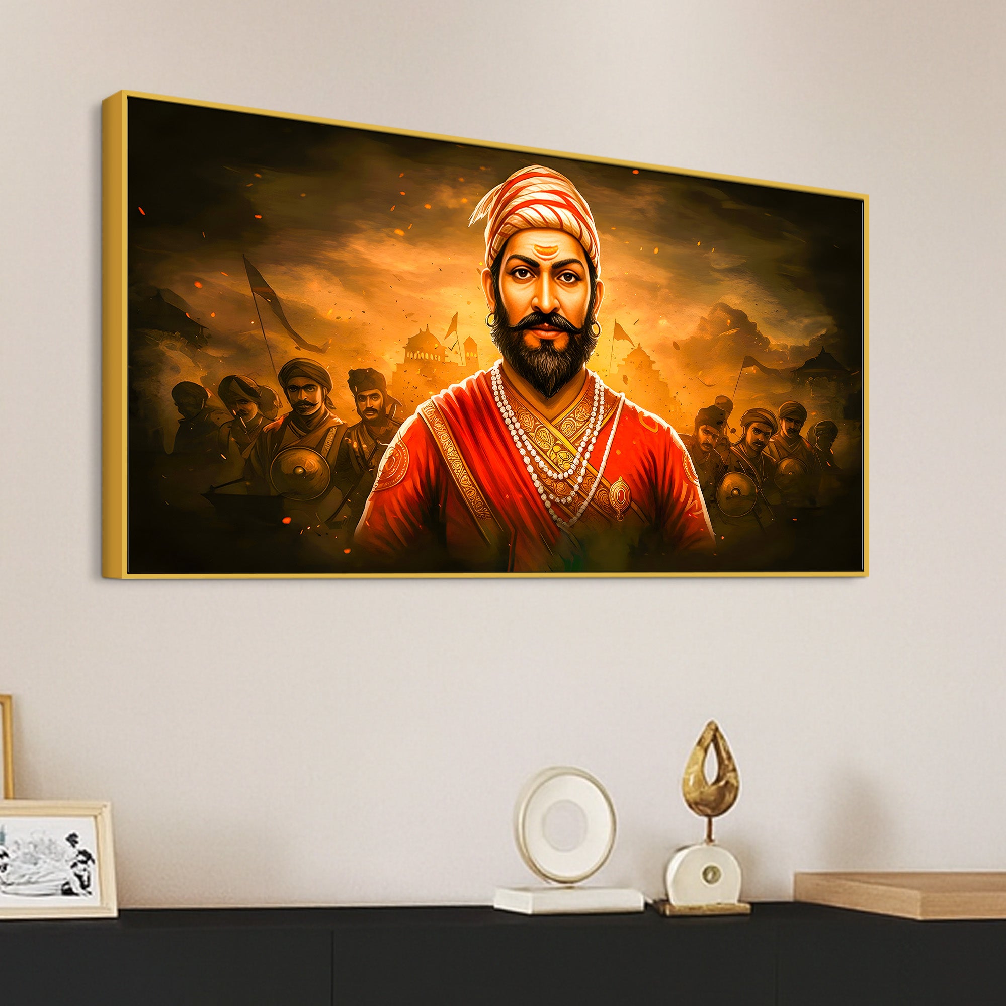 Veer Shivaji Maharaj Home Décor Painting